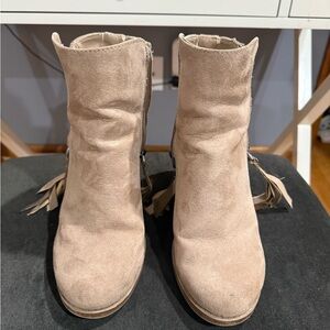 Women's Tan Suede Ankle Boots